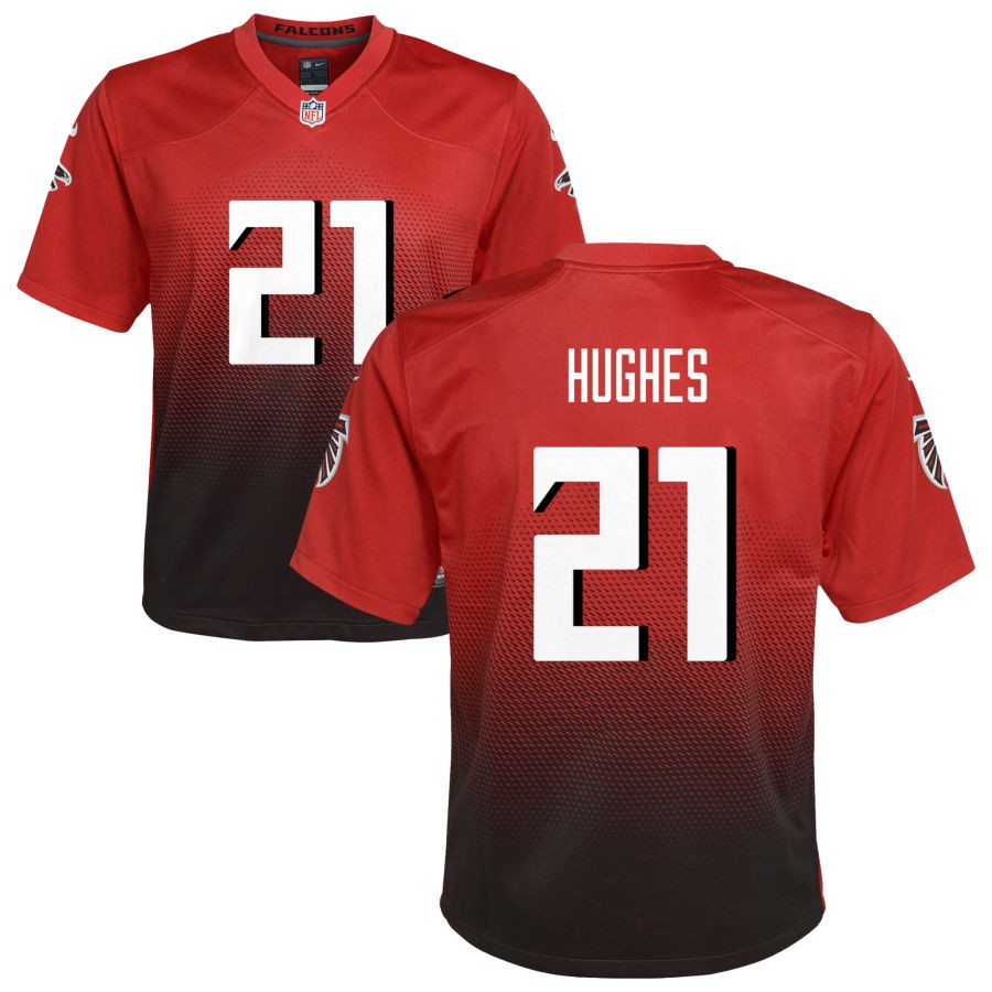 Mike Hughes Youth Nike Red Atlanta Falcons Alternate Custom Game Jersey