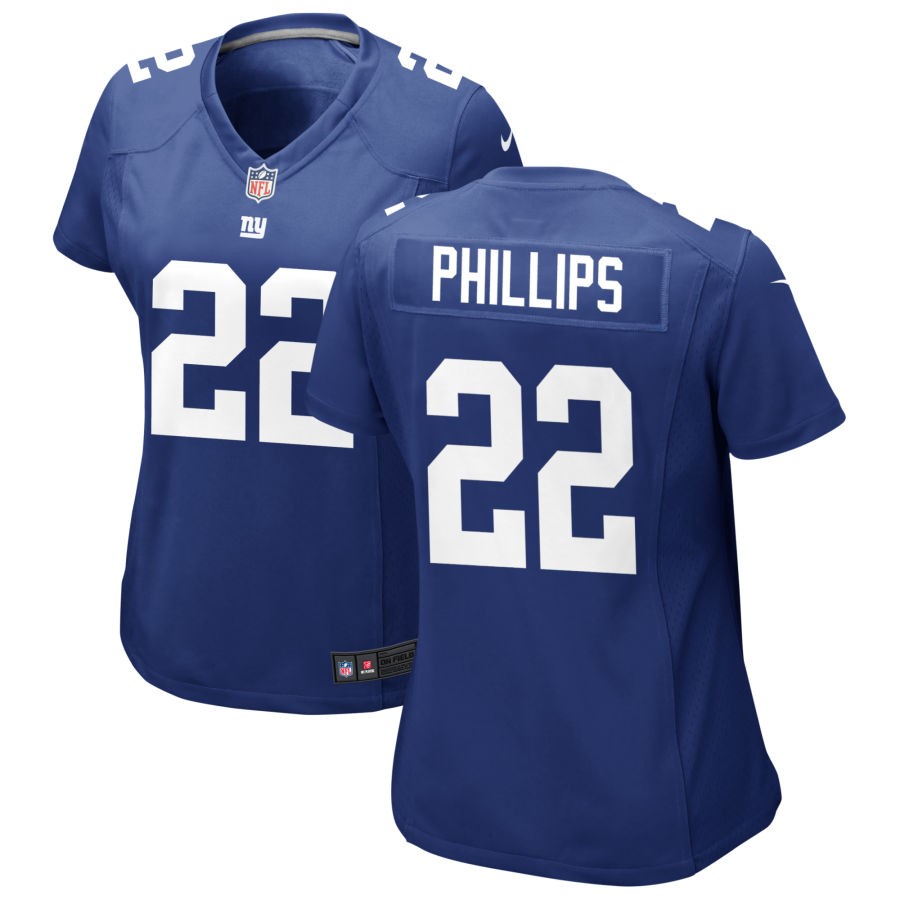 Dru Phillips Women's Nike Royal New York Giants Custom Jersey