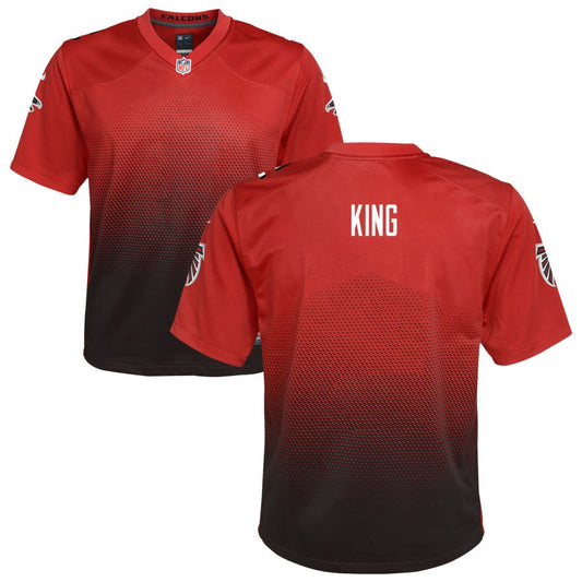 Kevin King Youth Nike Red Atlanta Falcons Alternate Custom Game Jersey