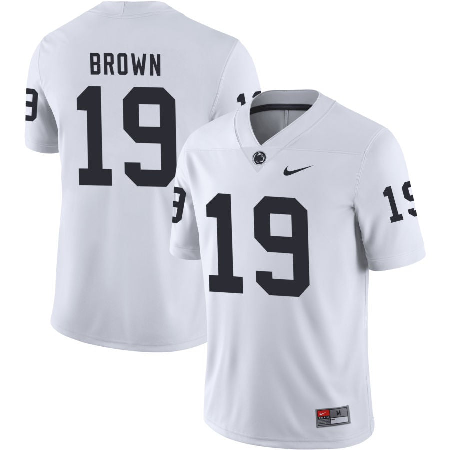 Josiah Brown Men's Nike White Penn State Nittany Lions Pick-A-Player NIL Replica Football Jersey