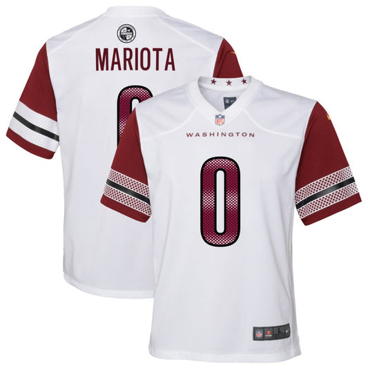 Marcus Mariota Youth Nike White Washington Commanders Game Custom Player Jersey