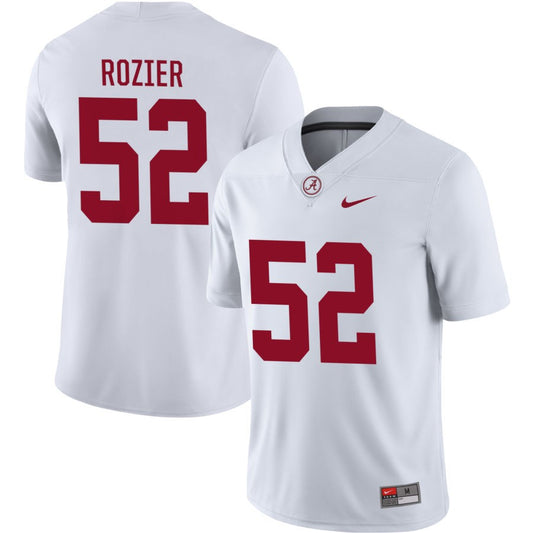 Alex Rozier Men's Nike White Alabama Crimson Tide Pick-A-Player NIL Replica Football Jersey