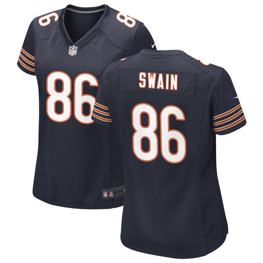 Freddie Swain Women's Nike Navy Chicago Bears Custom Game Jersey