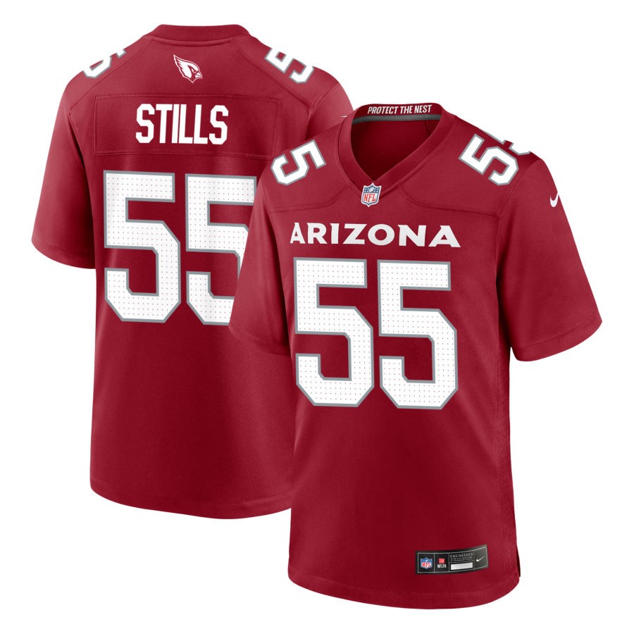 Dante Stills Men's Nike Cardinal Arizona Cardinals Custom Game Jersey