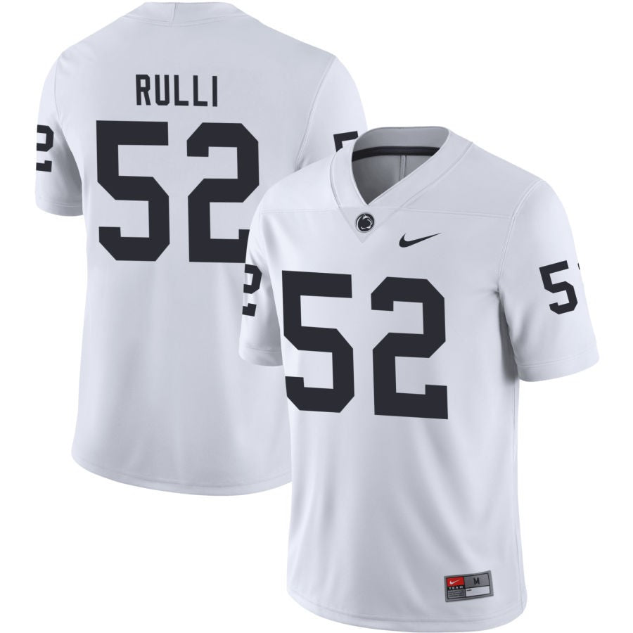 Dominic Rulli Men's Nike White Penn State Nittany Lions Pick-A-Player NIL Replica Football Jersey