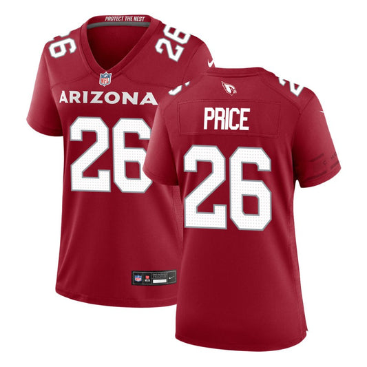 Bobby Price Women's Nike Cardinal Arizona Cardinals Custom Game Jersey