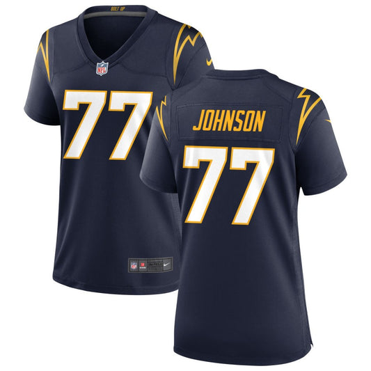 Zion Johnson Women's Nike Navy Los Angeles Chargers Alternate Custom Game Jersey