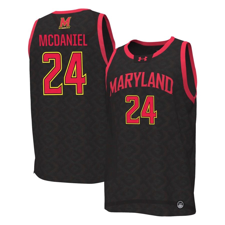 Bri McDaniel Unisex Under Armour Black Maryland Terrapins NIL Pick-A-Player Women's Basketball Replica Jersey