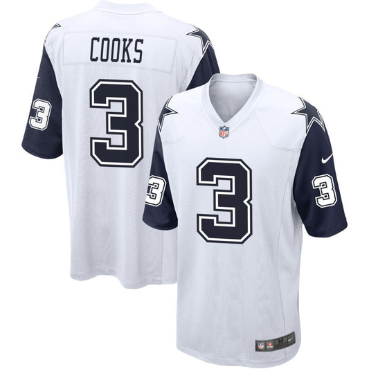 Brandin Cooks Men's Nike  White Dallas Cowboys Alternate Custom Game Jersey