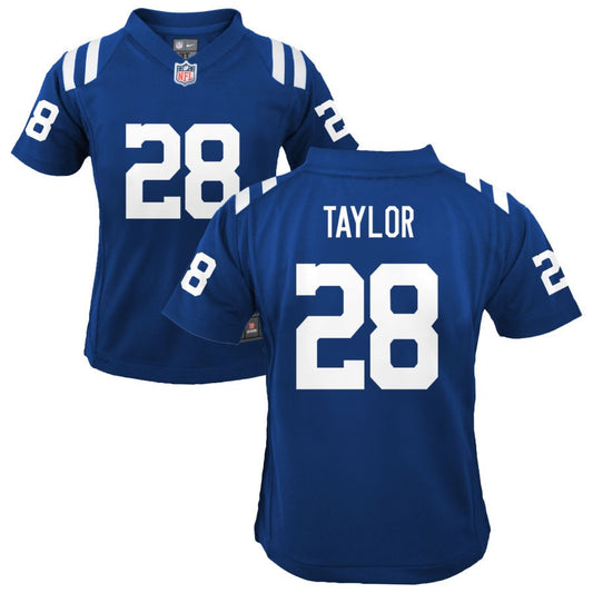 Jonathan Taylor Youth Nike Indianapolis Colts Royal Custom Game Jersey