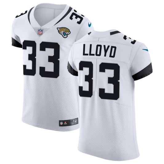 Devin Lloyd Men's Nike White Jacksonville Jaguars Vapor Untouchable Elite Custom Jersey