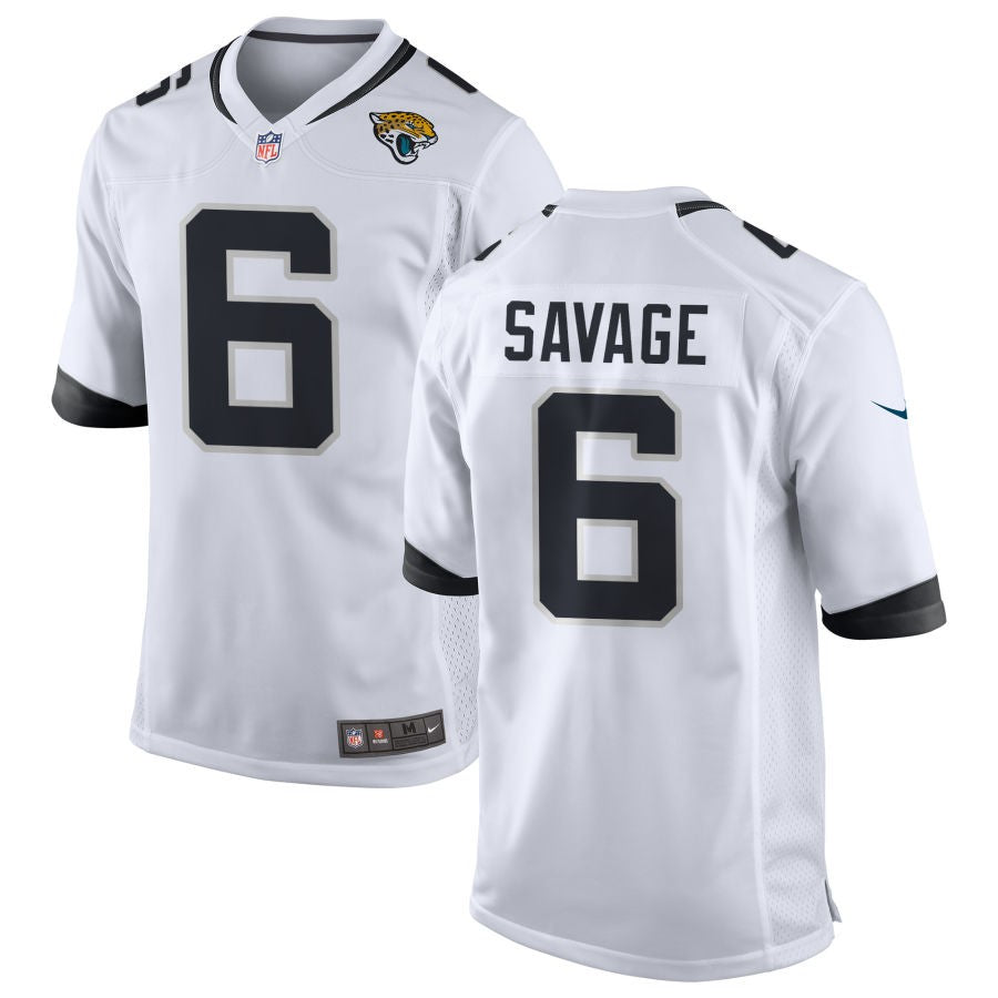 Darnell Savage Men's Nike White Jacksonville Jaguars Custom Game Jersey