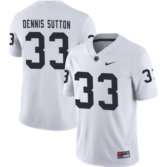 Dani Dennis Sutton Men's Nike White Penn State Nittany Lions Pick-A-Player NIL Replica Football Jersey