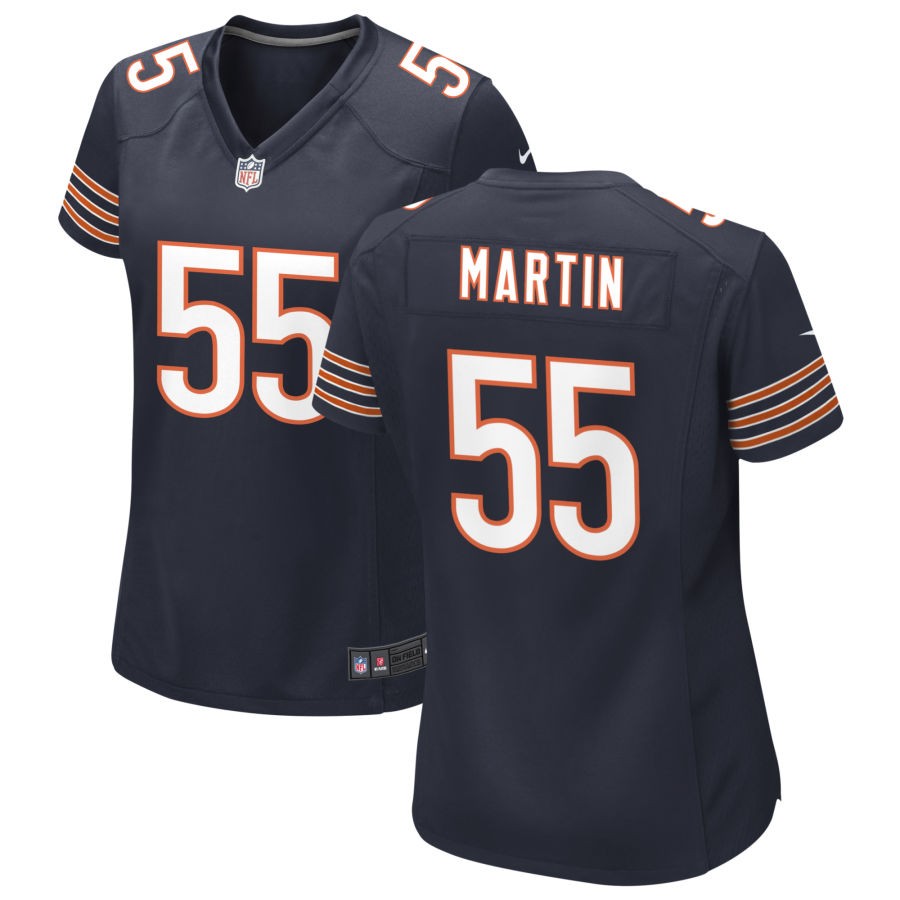 Jacob Martin Women's Nike Navy Chicago Bears Custom Game Jersey