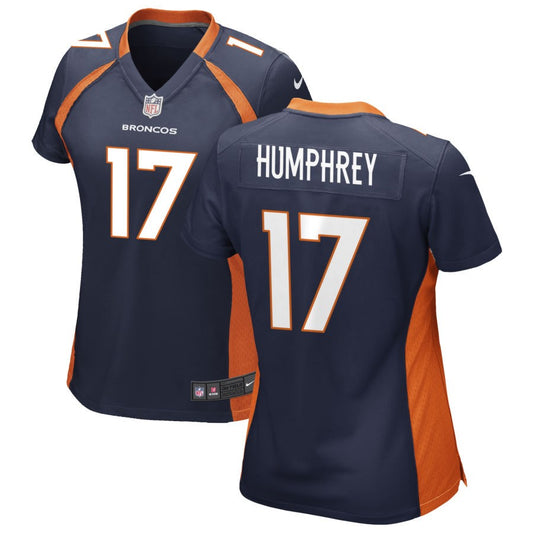 Lil'Jordan Humphrey Women's Nike Navy Denver Broncos Alternate Custom Game Jersey