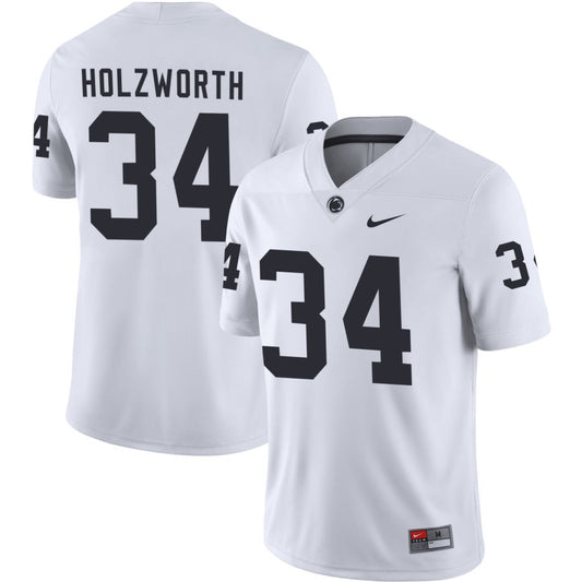 Tyler Holzworth Men's Nike White Penn State Nittany Lions Pick-A-Player NIL Replica Football Jersey