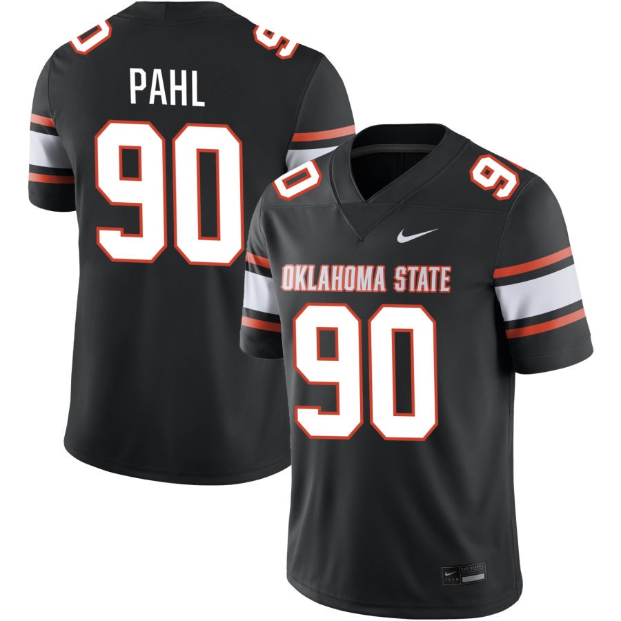 Wes Pahl Men's Nike  Black Oklahoma State Cowboys  Alternate NIL Pick-A-Player Game Jersey