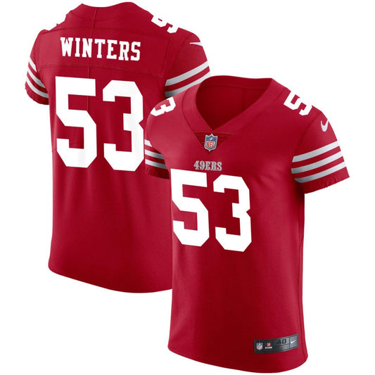 Dee Winters Men's Nike Scarlet San Francisco 49ers Vapor Elite Custom Jersey