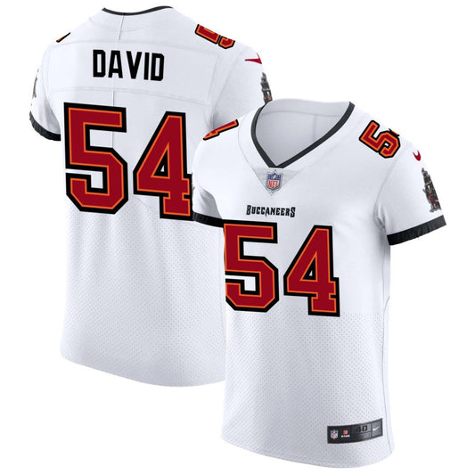 Lavonte David Men's Nike White Tampa Bay Buccaneers Vapor Elite Custom Jersey