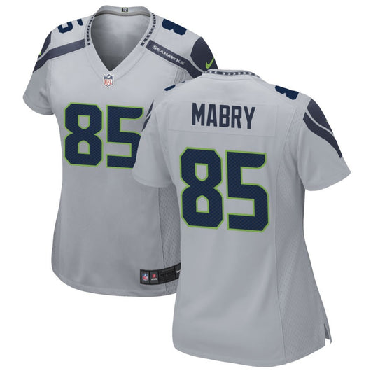 Tyler Mabry Women's Nike Gray Seattle Seahawks Alternate Custom Game Jersey