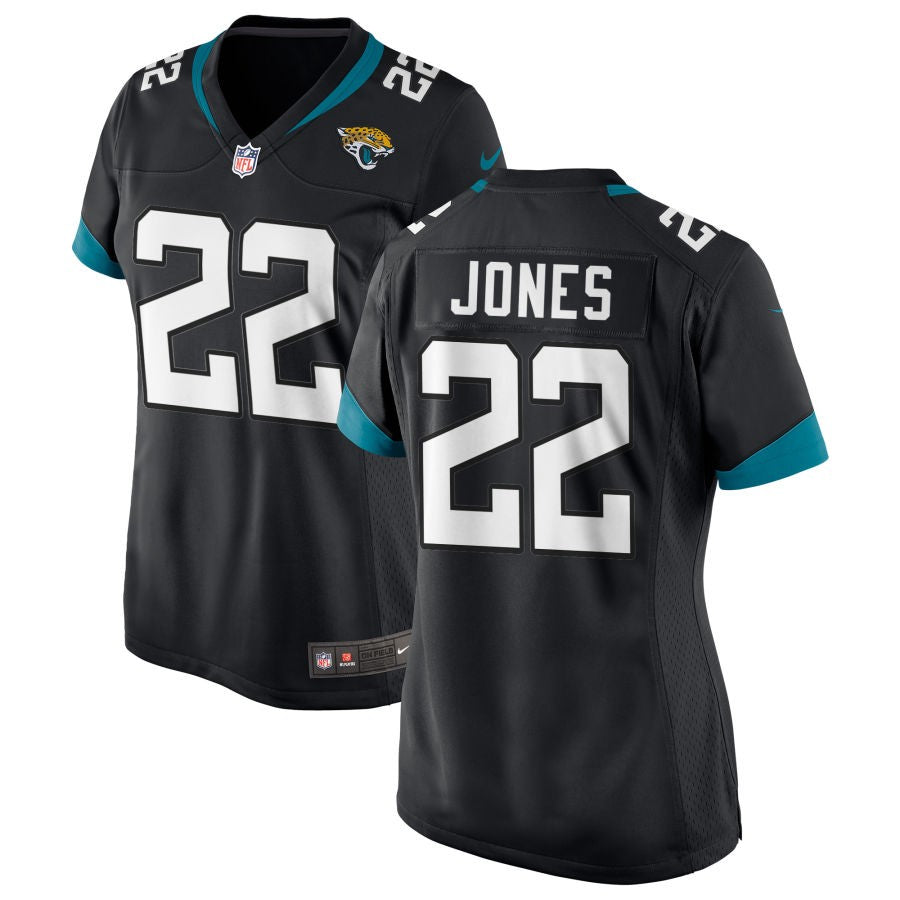 Jarrian Jones Women's Nike Black Jacksonville Jaguars Custom Jersey