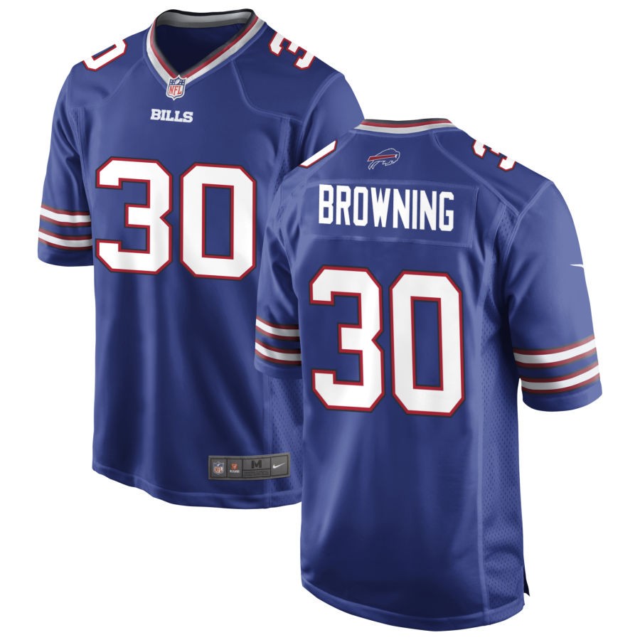 Jack Browning Men's Nike Royal Buffalo Bills Custom Game Jersey