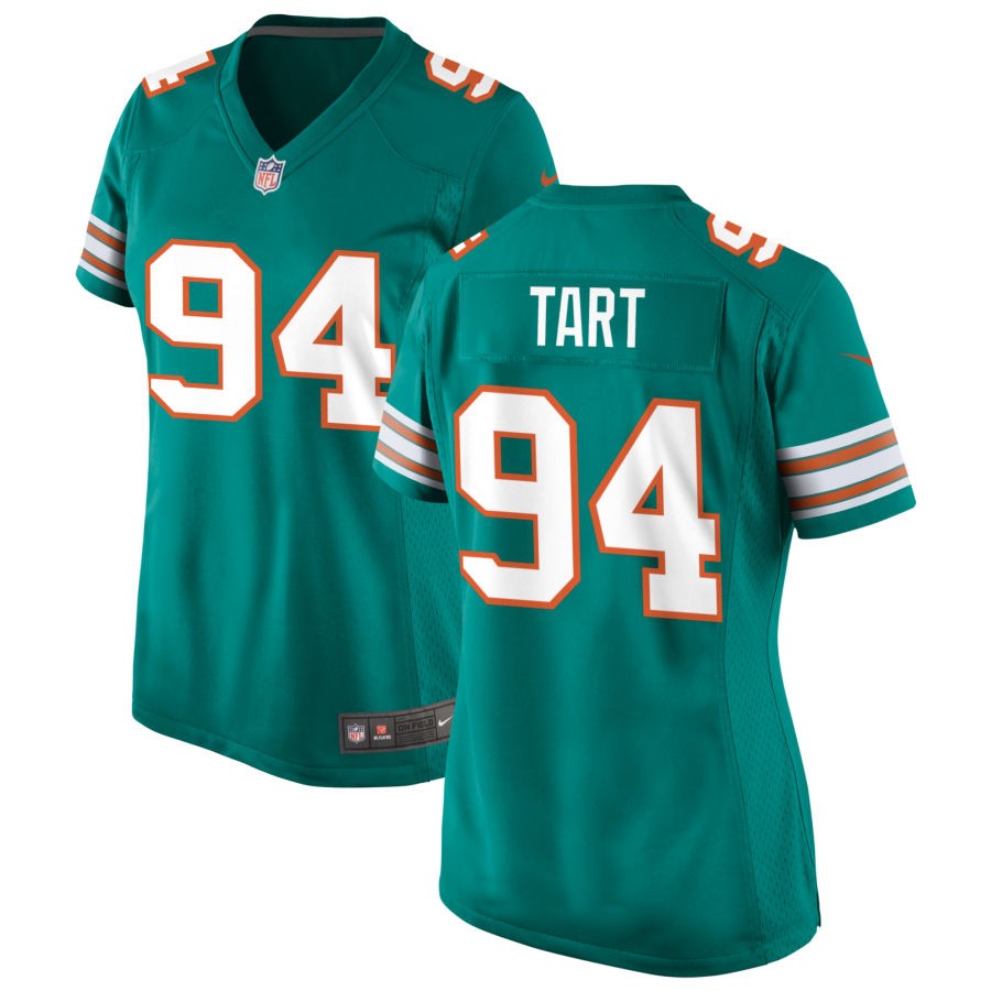 Teair Tart Women's Nike Aqua Miami Dolphins Alternate Custom Game Jersey