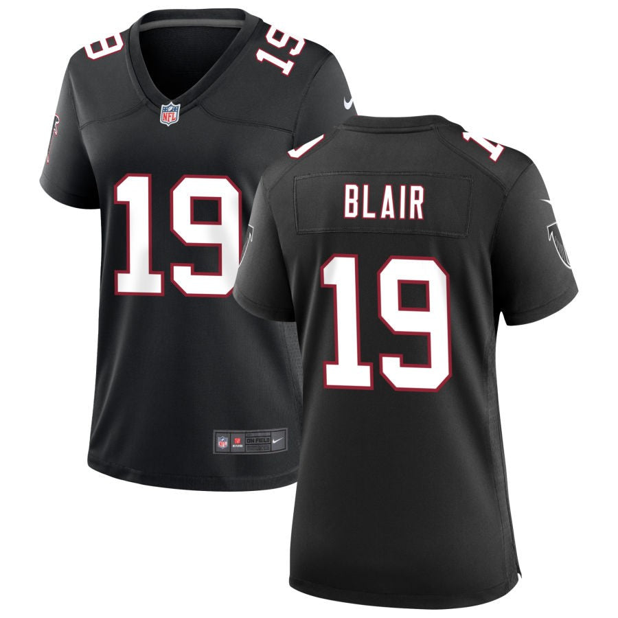 Chris Blair Women's Nike Black Atlanta Falcons Throwback Custom Game Jersey