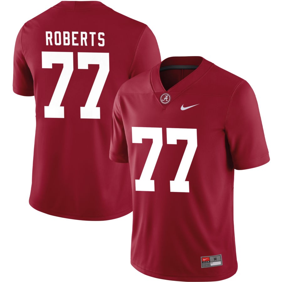 Jaeden Roberts Men's Nike Crimson Alabama Crimson Tide Pick-A-Player NIL Replica Football Jersey