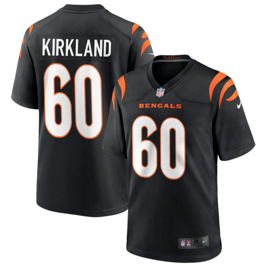 Jaxson Kirkland Youth Nike Black Cincinnati Bengals Logo Game Custom Jersey