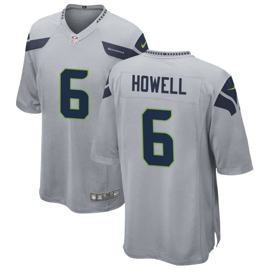 Sam Howell Men's Nike Gray Seattle Seahawks Alternate Custom Game Jersey