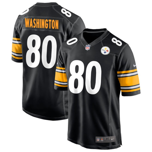 Darnell Washington Men's Nike Black Pittsburgh Steelers Game Custom Player Jersey