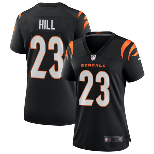 Dax Hill Women's Nike Black Cincinnati Bengals Game Custom Jersey