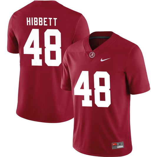 Kneeland Hibbett Men's Nike Crimson Alabama Crimson Tide Pick-A-Player NIL Replica Football Jersey