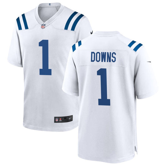 Josh Downs Men's Nike White Indianapolis Colts Custom Game Jersey