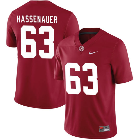 James Hassenauer Men's Nike Crimson Alabama Crimson Tide NFL Alumni Pick-A-Player Game Jersey