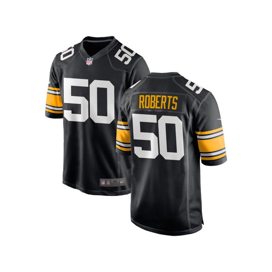 Elandon Roberts Youth Nike Black Pittsburgh Steelers Alternate Custom Game Jersey