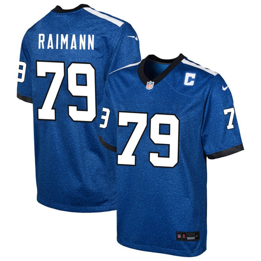 Bernhard Raimann Youth Nike  Blue Indianapolis Colts Indiana Nights Alternate Custom Game Jersey