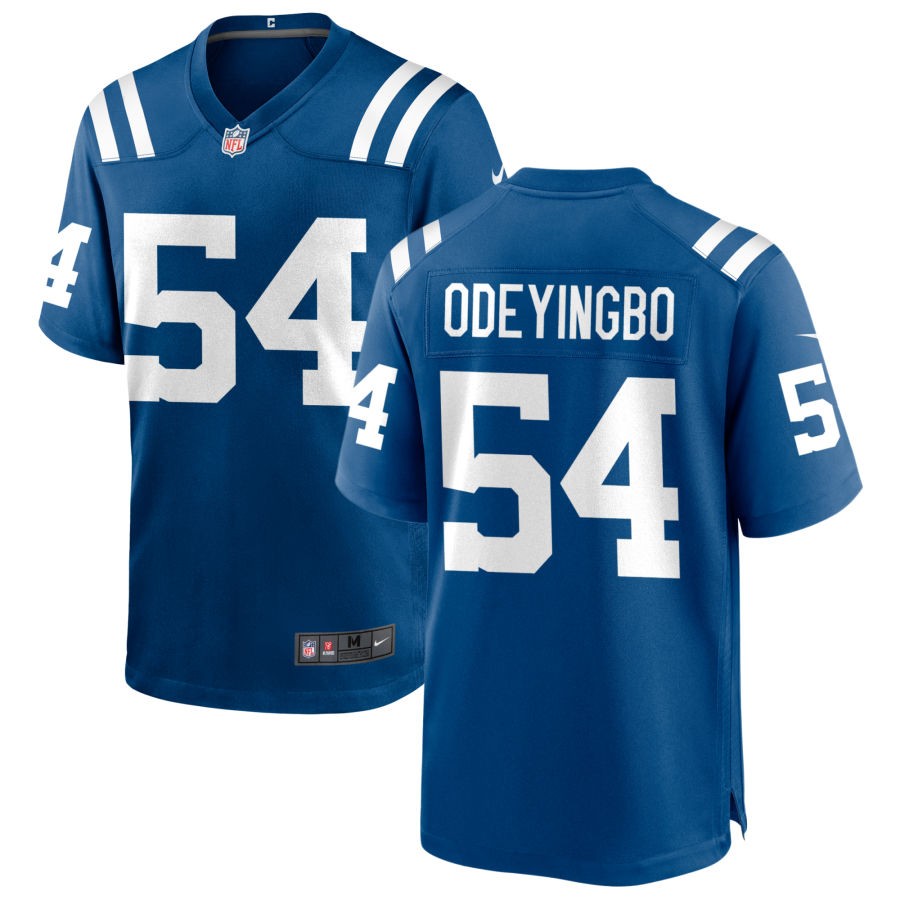 Dayo Odeyingbo Men's Nike Indianapolis Colts Royal Custom Game Jersey