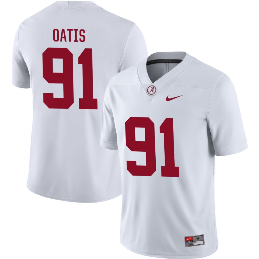 Jaheim Oatis Men's Nike White Alabama Crimson Tide Pick-A-Player NIL Replica Football Jersey