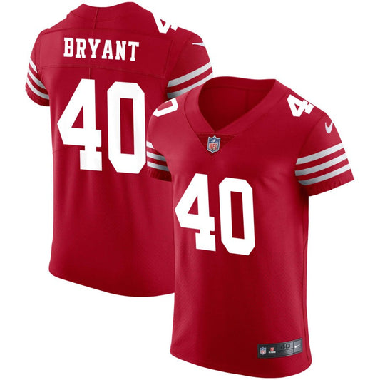 Austin Bryant Men's Nike Scarlet San Francisco 49ers Vapor Elite Custom Jersey