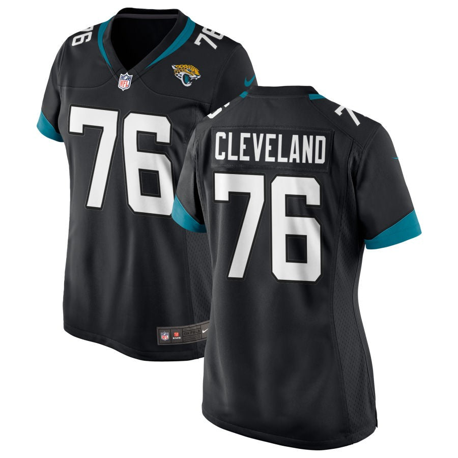 Ezra Cleveland Women's Nike Black Jacksonville Jaguars Custom Jersey