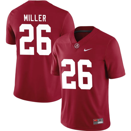 Jamarion Miller Men's Nike Crimson Alabama Crimson Tide Pick-A-Player NIL Replica Football Jersey