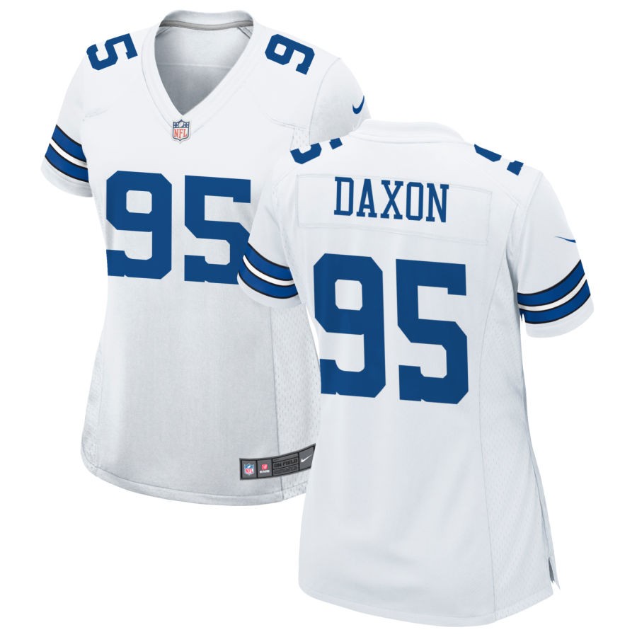 Denzel Daxon Women's Nike White Dallas Cowboys Custom Game Jersey