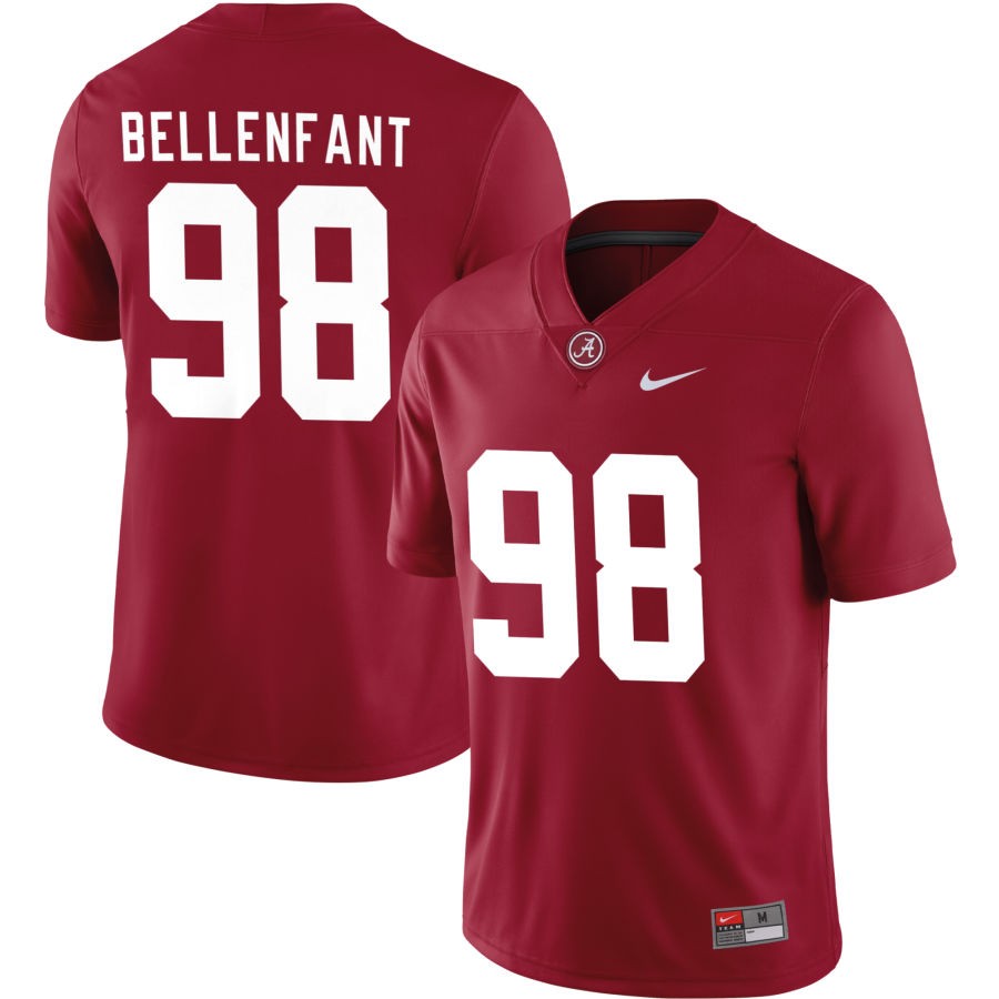 Upton Bellenfant Men's Nike Crimson Alabama Crimson Tide Pick-A-Player NIL Replica Football Jersey