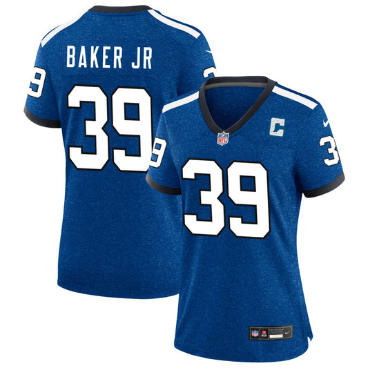 Darrell Baker Jr Women's Nike Royal Indianapolis Colts Indiana Nights Alternate Custom Game Jersey