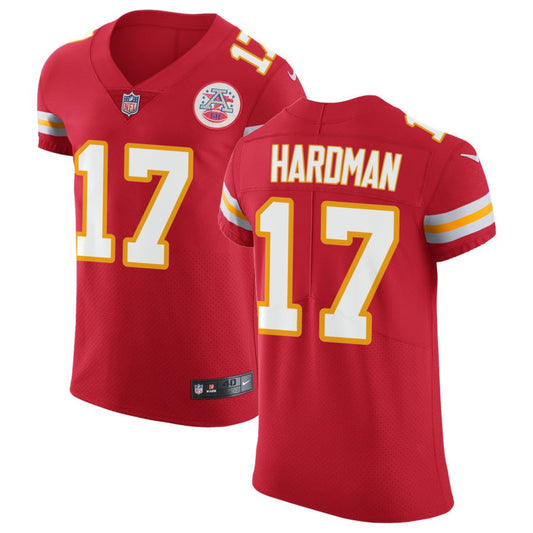 Mecole Hardman Men's Nike Red Kansas City Chiefs Vapor Untouchable Custom Elite Jersey