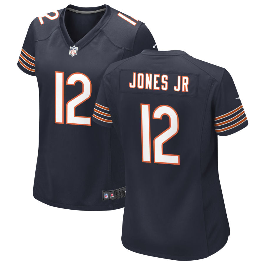 Velus Jones Jr Women's Nike Navy Chicago Bears Custom Game Jersey