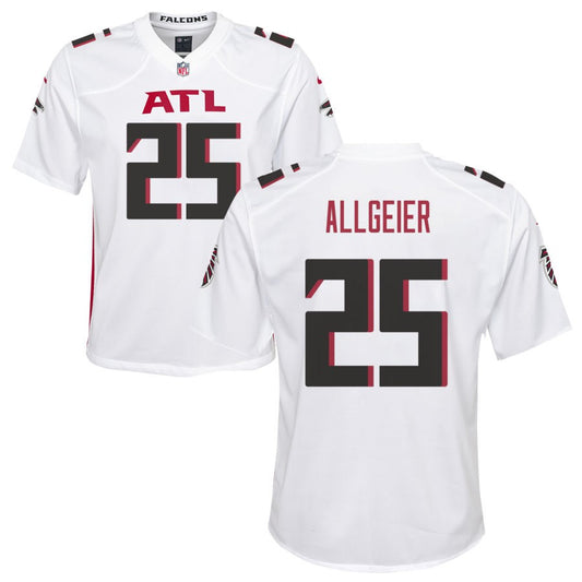 Tyler Allgeier Youth Nike Atlanta Falcons White Custom Game Jersey