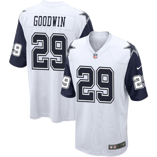 C.J. Goodwin Men's Nike  White Dallas Cowboys Alternate Custom Game Jersey